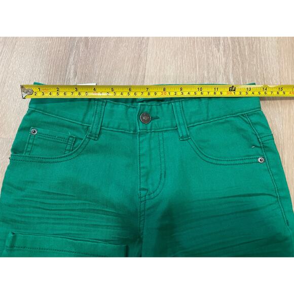 NWT United Colors of Benetton YOUTH Jeans Size XL/ 10-11 Years New Green - Picture 3 of 6